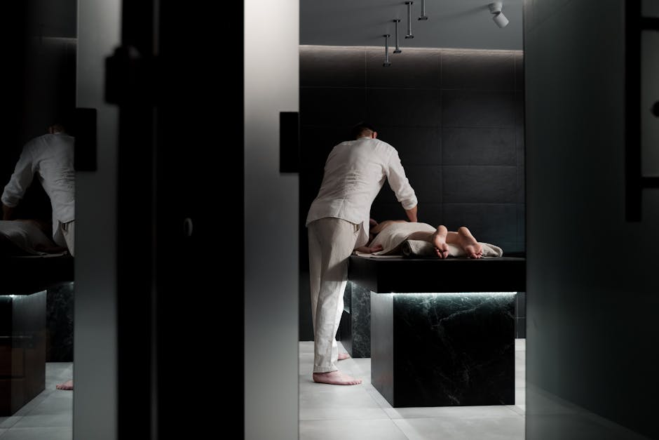 Massaggio rilassante in una spa di lusso