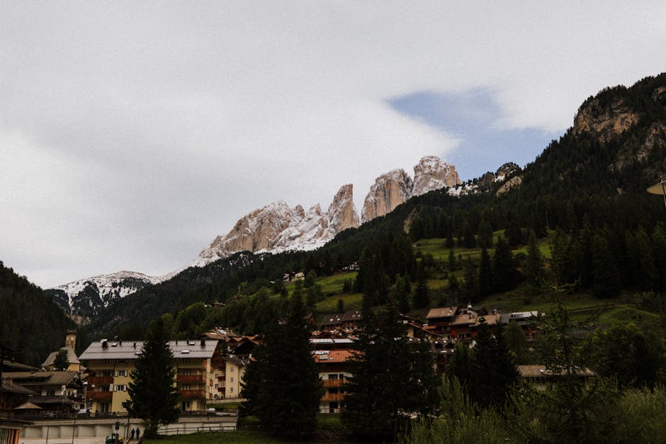 Paesaggio suggestivo delle Alpi italiane